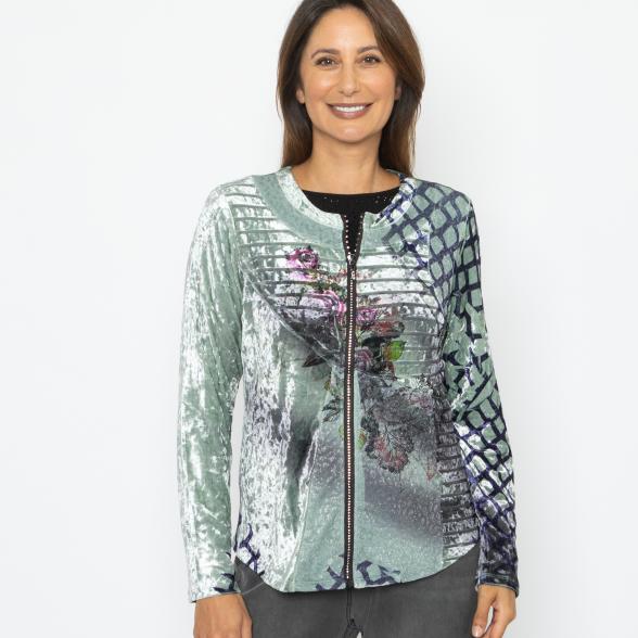 TRENDS by J. Leibfried Jacke grün/multicolor 44/46 - 114220500003 - 1 - 588px
