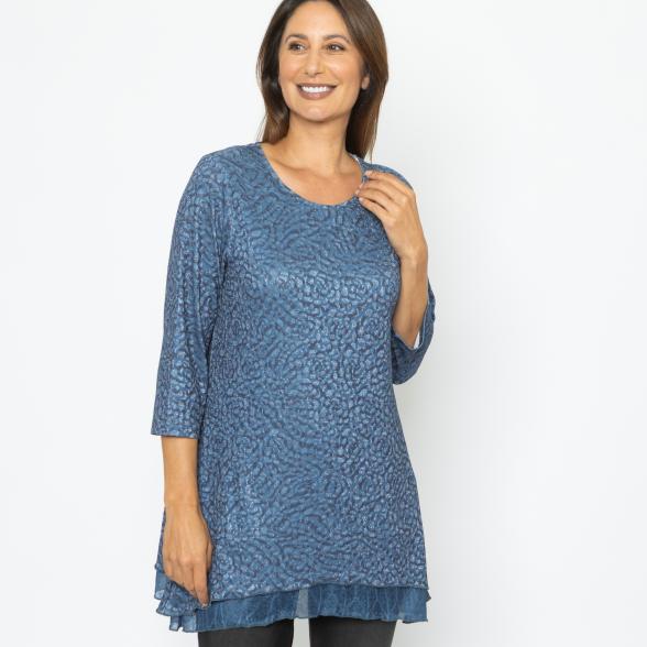 TRENDS by J. Leibfried Longshirt petrol/dunkelblau 36/38 - 114221700001 - 1 - 588px