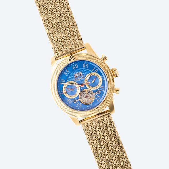 PortaS Herren-Automatikuhr "Colditz", blau - 114228000000 - 1 - 588px