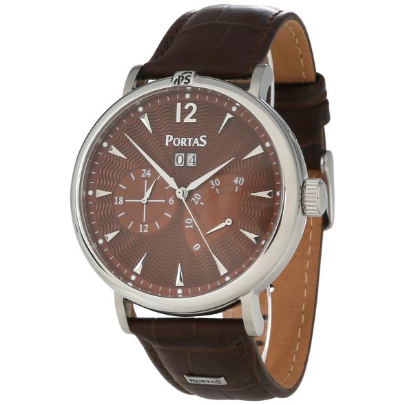 PortaS Herren-Automatikuhr "Hevelius" braun - 114230100000 - 1 - 588px