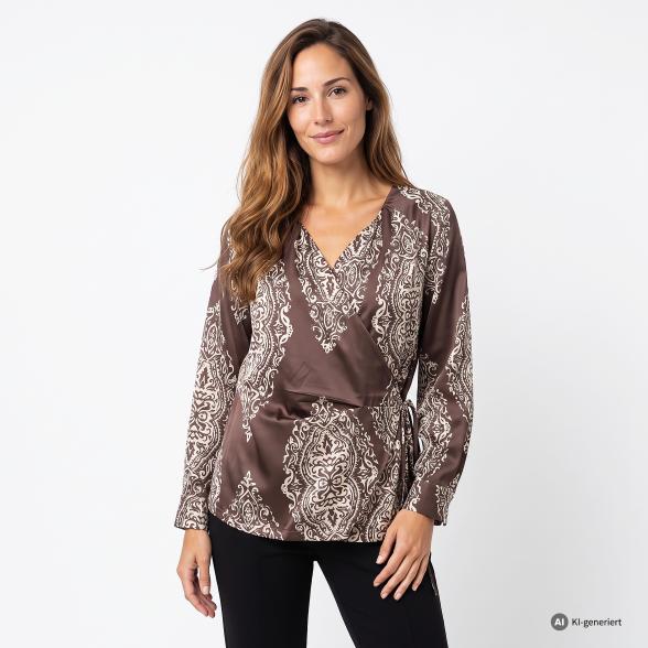 TRENDS by J. Leibfried Satinbluse zum Wickeln 36/38 - 114249200001 - 1 - 588px
