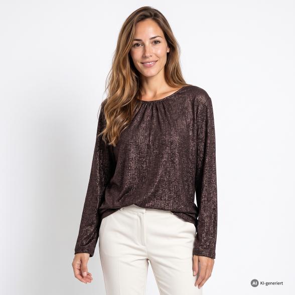 TRENDS by J. Leibfried Bluse schwarz/roségold 36/38 - 114249600001 - 1 - 588px