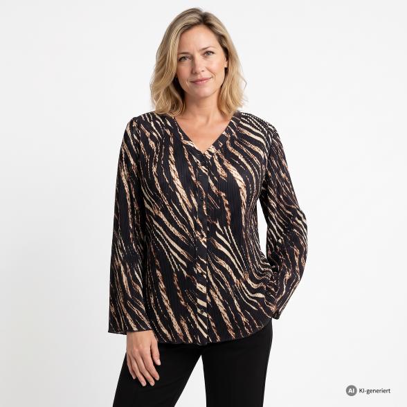 TRENDS by J. Leibfried Plisseebluse multicolor 36/38 - 114249900001 - 1 - 588px