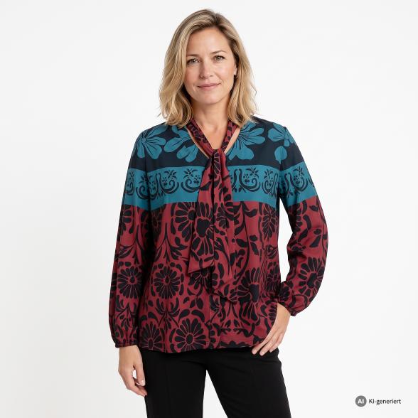 TRENDS by J. Leibfried Jerseybluse floral 36/38 - 114250900001 - 1 - 588px