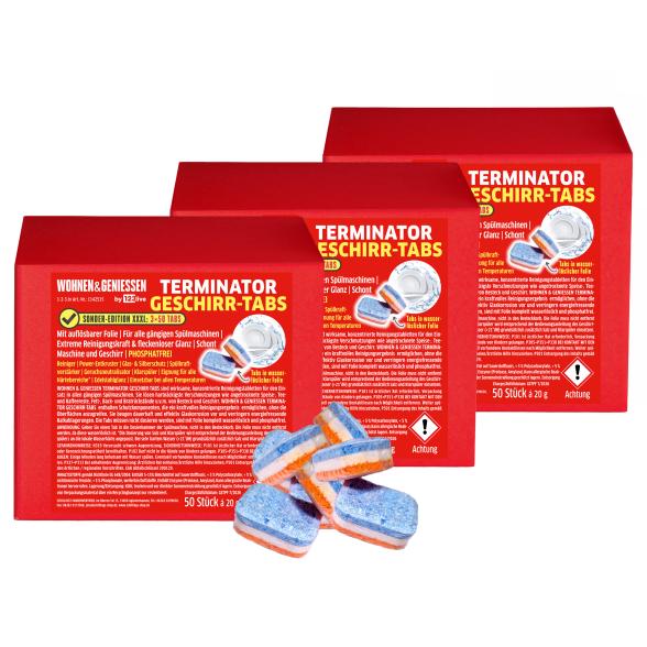 W&G 3 x 50 Stück Terminator Premium Geschirrtabs+ - 114251500000 - 1 - 588px