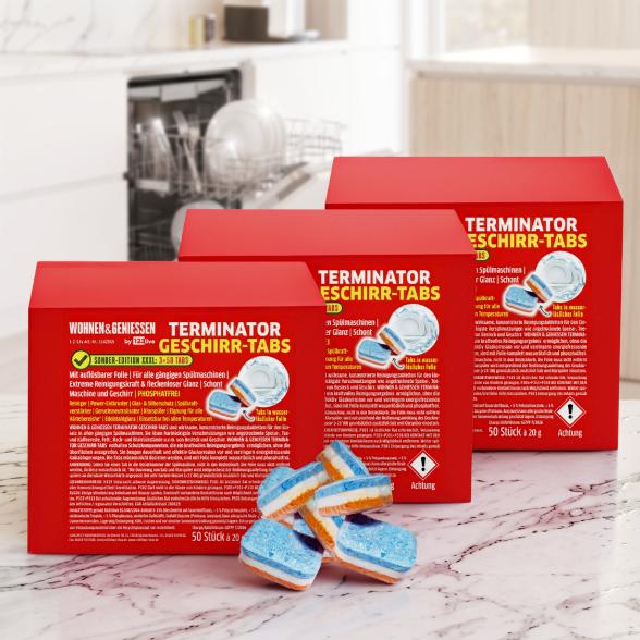 W&G 3 x 50 Stück Terminator Premium Geschirrtabs+ - 114251500000 - 1 - 588px