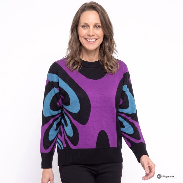 CHRISTIAN MATERNE Damen-Pullover multicolor 52/54 - 114258000005 - 1 - 588px