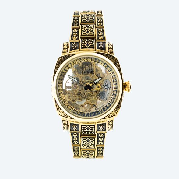 Leno Leontis Automatikuhr "Cesenatico " antik-gold - 114264400000 - 1 - 588px
