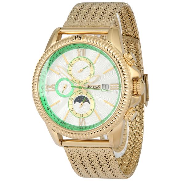 PortaS Herren-Automatikuhr "Marienberg", gold - 114276100000 - 1 - 588px