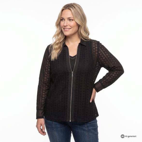sophistical Women Blusenjacke mit Top schwarz 40/42 - 114281600001 - 1 - 588px