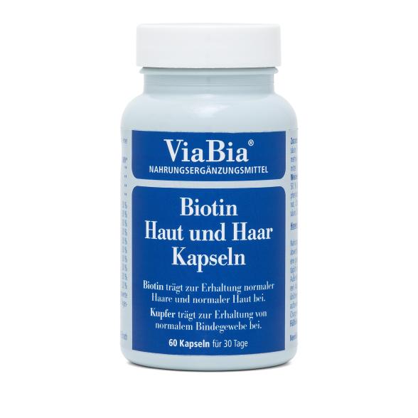 ViaBia Biotin Haut und Haar 60 Kapseln - 114298200000 - 1 - 588px