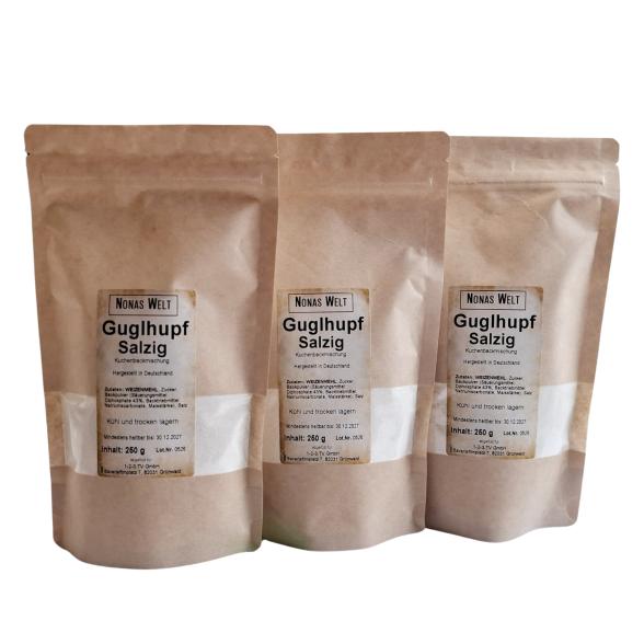 Nona's Guglhupf-Set Salzig Sortenrein 3x250g - 114312900000 - 1 - 588px