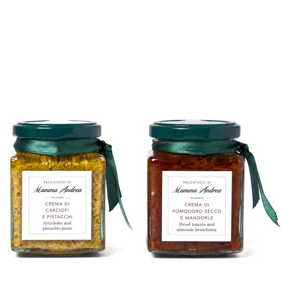 DUO: Sfincione-Creme & Artischocken-Pistazien-Crem - 114315300000 - 1 - 588px
