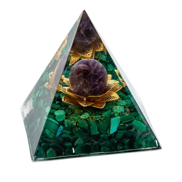 Pyramide Resin Blume Malachit - 114320300000 - 1 - 588px