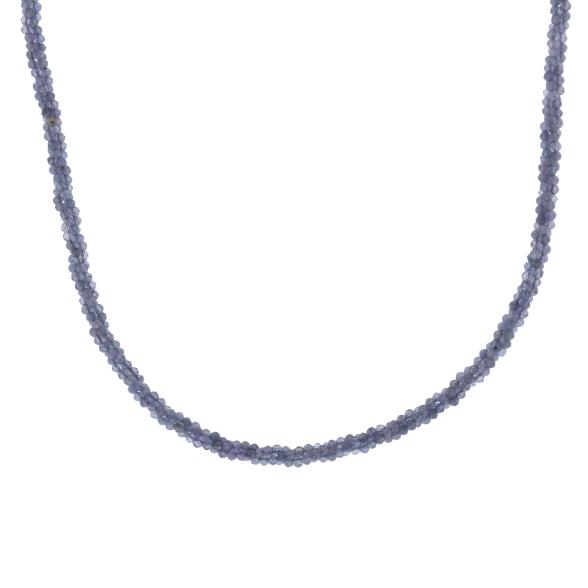 Collier Tansanit Karabiner 925 Silber rhodiniert - 114322300000 - 1 - 588px