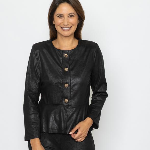 Signature Coll. by H. S. Kunstlederjacke schwarz 44/46 - 114323000003 - 1 - 588px