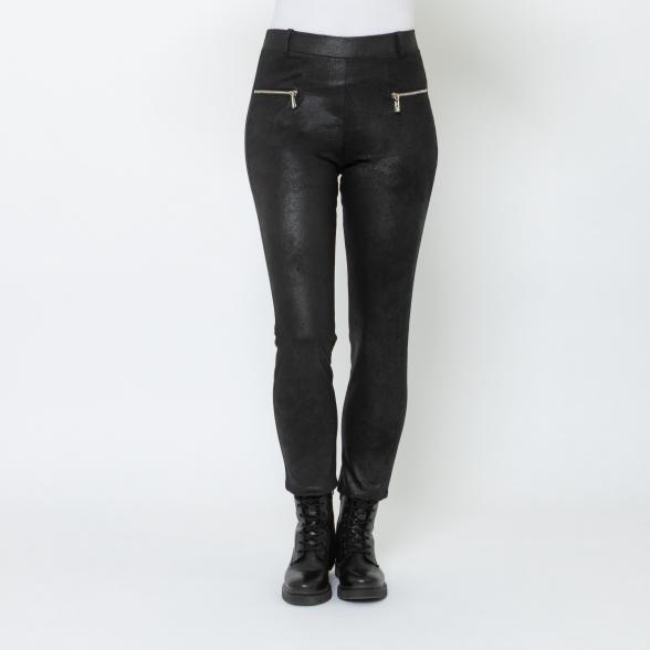 Signature Coll. by H. S. Kunstlederhose schwarz 36/38 - 114323100001 - 1 - 588px