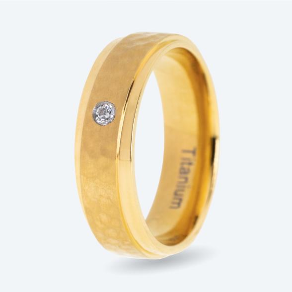 Ring Titan vergoldet Zirkonia 18 - 114325800001 - 1 - 588px