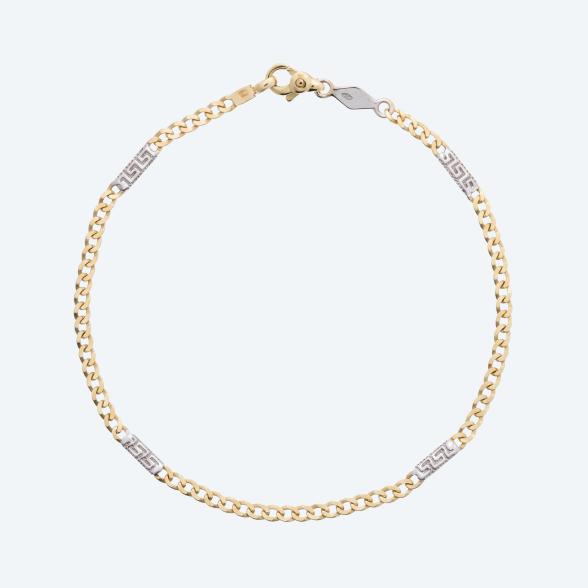 Armband 375 Gelbgold/Weißgold ca. 19 cm - 114326900000 - 1 - 588px