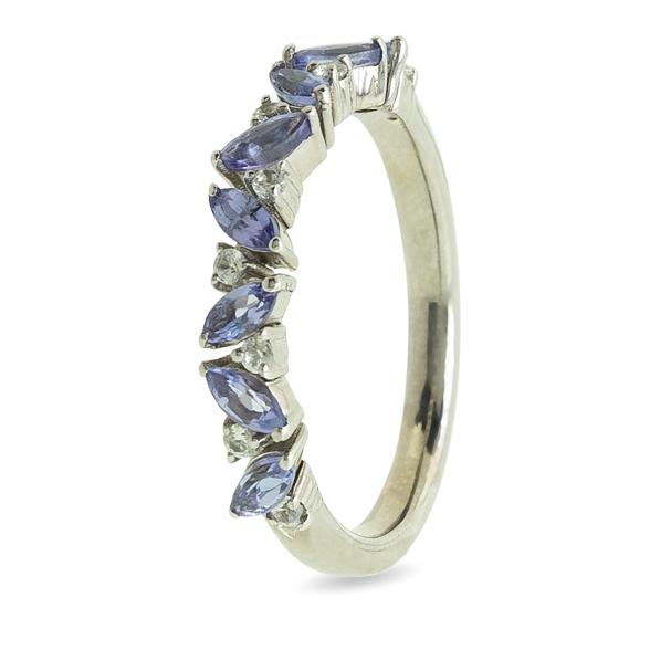 Ring 925 Sterling Silber rhodiniert Tansanit 17 - 114330500001 - 1 - 588px