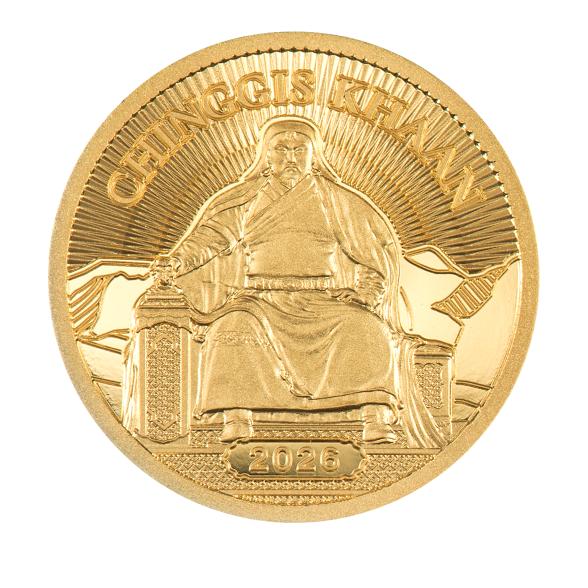 Goldmünze "Chinggis Khaan" 1.000 Togrog - 114338500000 - 1 - 588px