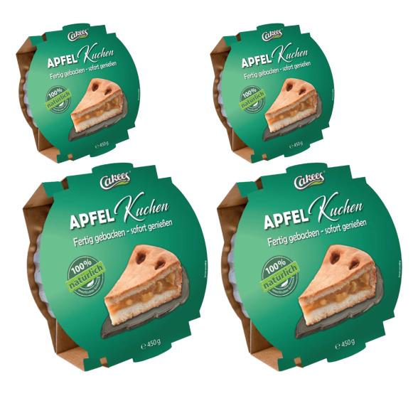 Cakees Apfelkuchen 4x 450g - 114348200000 - 1 - 588px