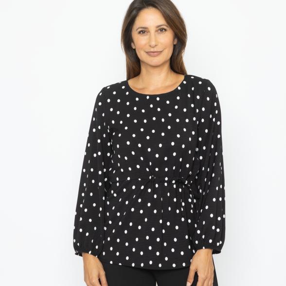 Kernig by Sarah Kern Blusenshirt schwarz/weiß 36/38 - 114354300001 - 1 - 588px