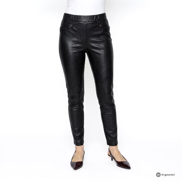 Kernig by Sarah Kern Velourshose Slim schwarz 36/38 - 114355100001 - 1 - 588px