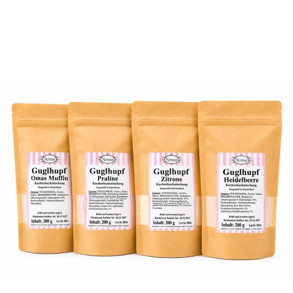 Nona's Guglhupf-Set Süßer Mix 4 x 200g - 114356900000 - 1 - 588px