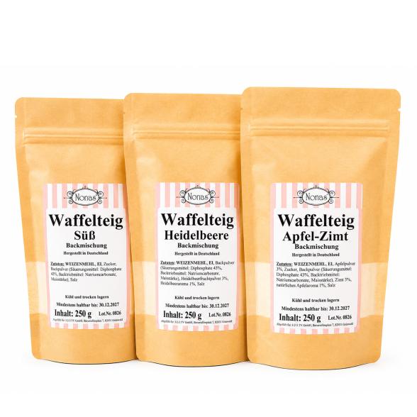 Nona's Waffelteig süßer Mix 3x250g - 114357500000 - 1 - 588px