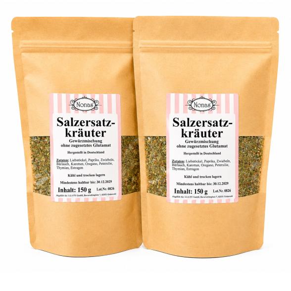 Nona's Salzersatzkräuter-Set Sortenrein 2x150g - 114357600000 - 1 - 588px