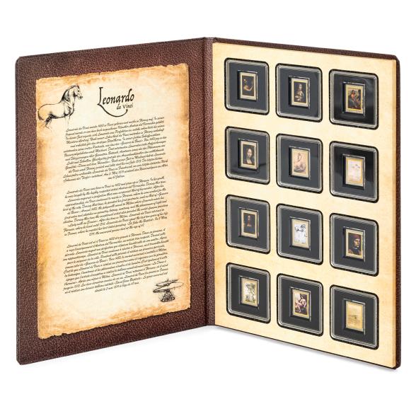 12 Set Goldmünzen "Leonardo Da Vinci II" - 114374600000 - 1 - 588px