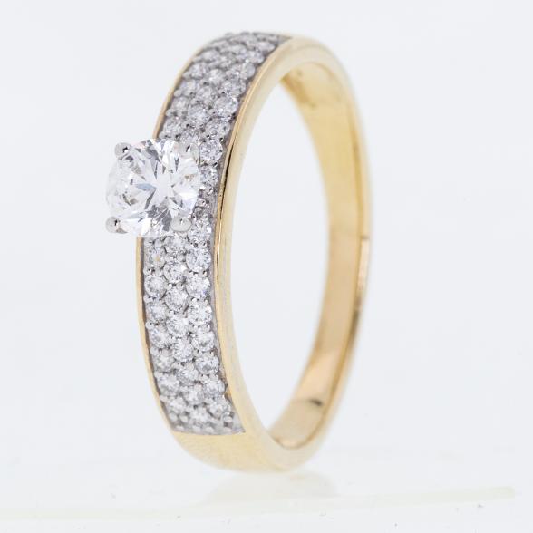Christian Materne Ring 585 Gelbgold LG Brillanten 17 - 114378800001 - 1 - 588px