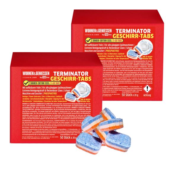 W&G 2 x 50 Stück Terminator Premium Geschirrtabs - 114385900000 - 1 - 588px