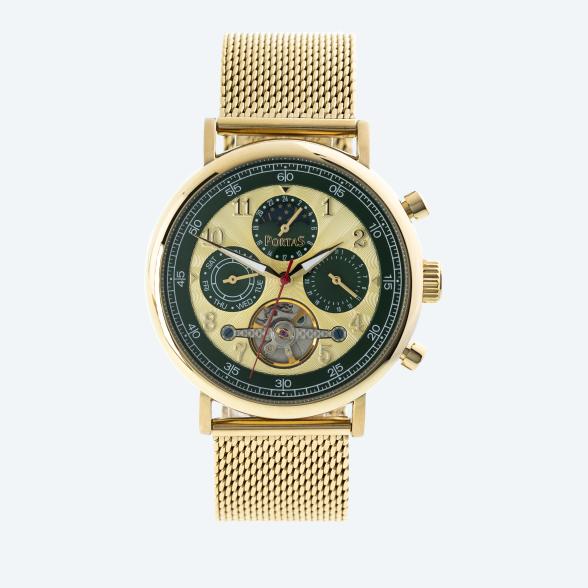 PortaS Herren-Automatikuhr "Leibnitz" goldfarben - 114394100000 - 1 - 588px