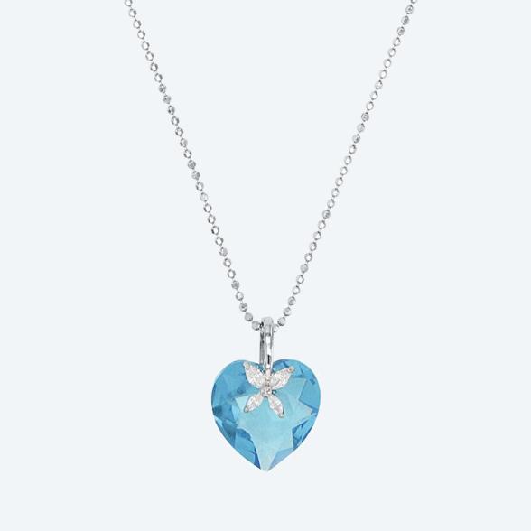 amor Herzanhänger mit Kette 925 Silber - 114400800000 - 1 - 588px