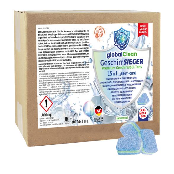 globalClean 100 Stück GeschirrSIEGER Tabs - 114408800000 - 1 - 588px
