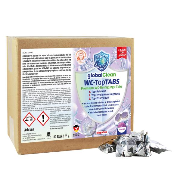 globalClean 80 Stück WC TopTabs Lavendel - 114409200000 - 1 - 588px