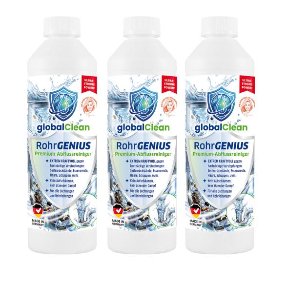 globalClean RohrGENIUS 3 x 500ml - 114409500000 - 1 - 588px