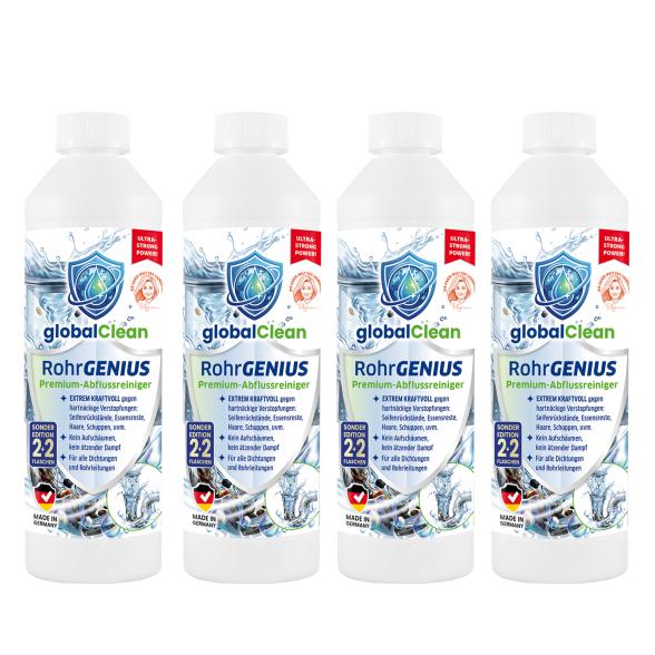 globalClean RohrGENIUS 2 +2 x 500ml - 114411000000 - 1 - 588px