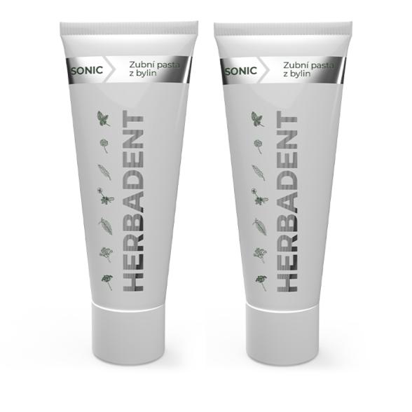 Herbadent Sonic Zahnpasta 2x75ml - 114425200000 - 1 - 588px