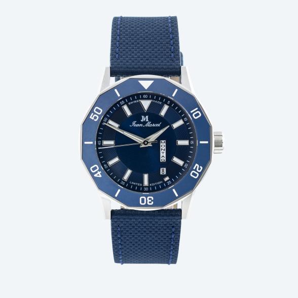 Jean Marcel Herrenuhr "Tropical Diver" blau - 114444200000 - 1 - 588px