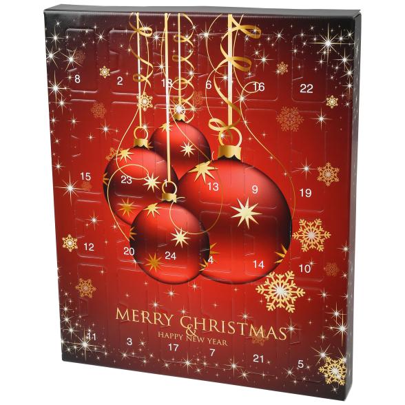 Nostalgie-Adventskalender gefüllt mit Schoko Kugel - 114491000000 - 1 - 588px
