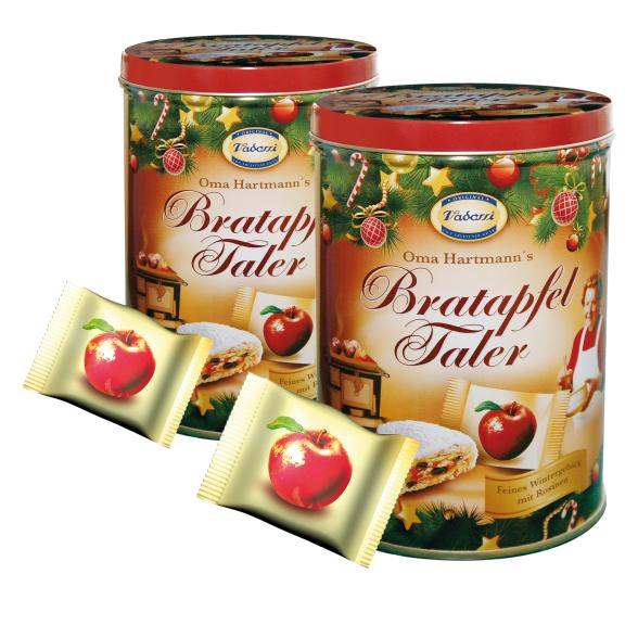 Bratapfeltaler in Geschenkdose 2er Set - 114492400000 - 1 - 588px