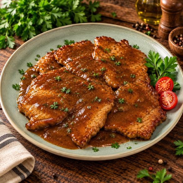 Naturschnitzel in Bratensoße - 114530400000 - 1 - 588px