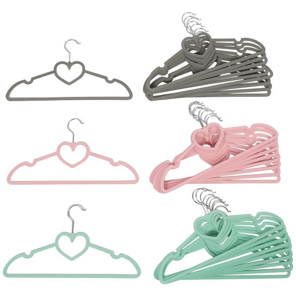Platzspar Kleiderbügel mit Herz, 30-teilig - 64032500000 - 1 - 588px