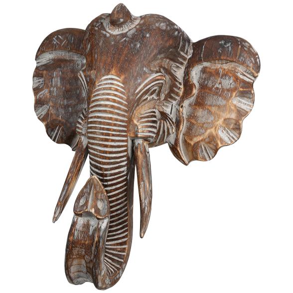 Darimana, Wanddeko Elefantenkopf, 40 cm - 68455300000 - 1 - 588px