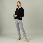 Homewear by BLUE SEVEN Damen Sweatjacke schwarz 38 - 105310100001 - 1 - 140px