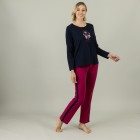 Homewear by BLUE SEVEN Damen Pyjamashirt marine - 105311500000 - 1 - 140px
