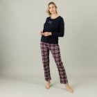 Homewear by BLUE SEVEN Damen Pyjamashirt marine - 105311700000 - 1 - 140px